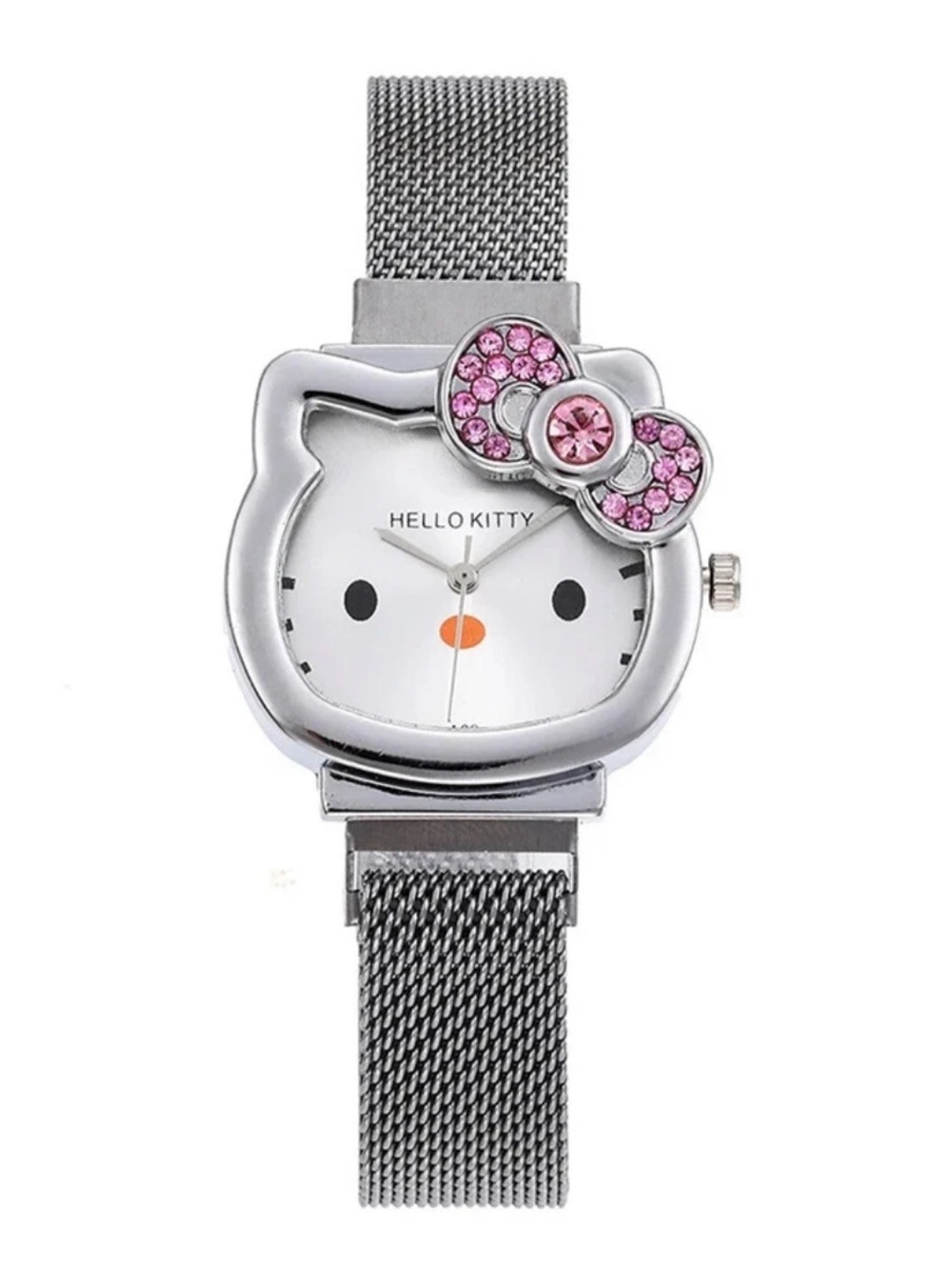 Hello Kitty Silver Stainless Steel Watch